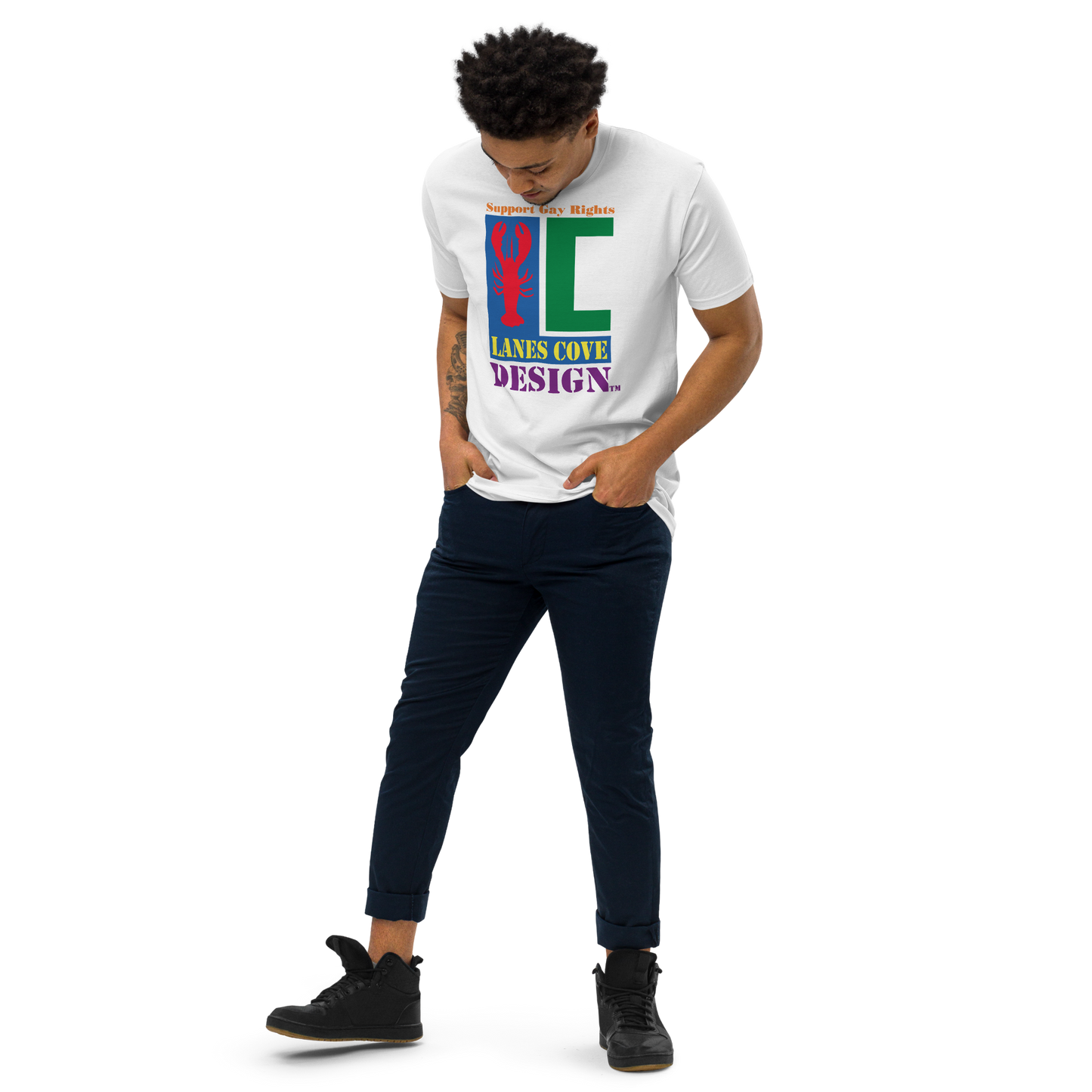 Support Gay Rights Premium Heavyweight T-Shirt - Pride Apparel