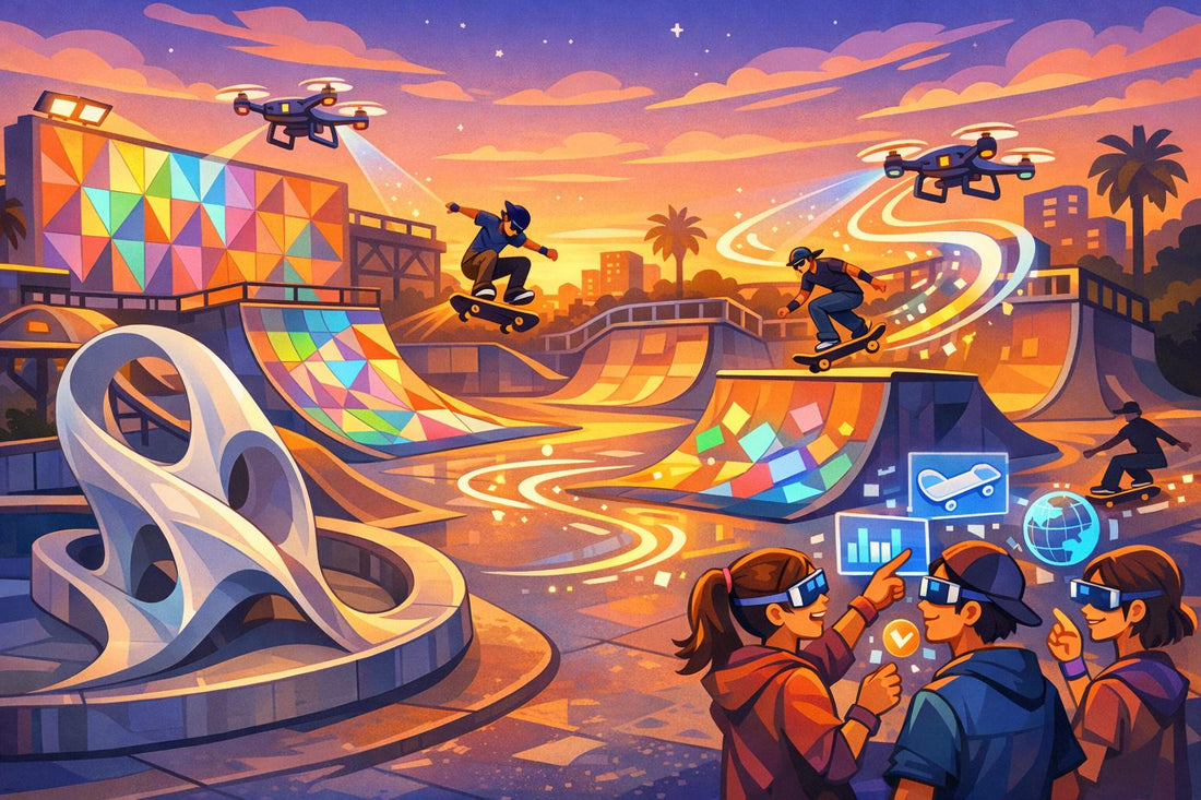 How Artists Use Tech for Skateboard Installations