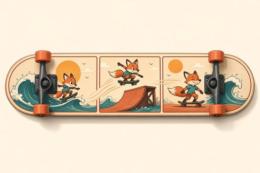 Storytelling Through Animated Skateboard Art