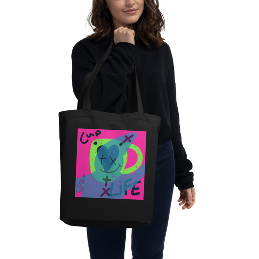 Cup Of Life Organic Tote Bag - Pope Of Love Eco Cotton Bag