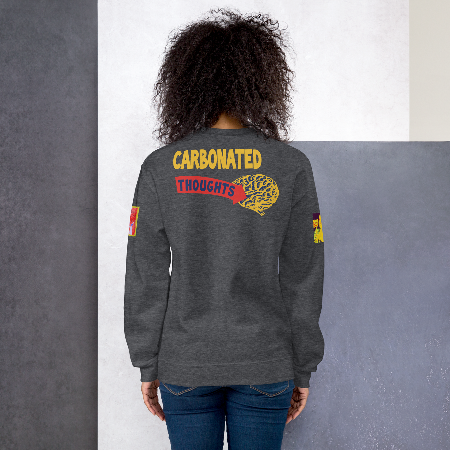 Hate Hate Crew Sweatshirt - Pope Of Love Statement Crewneck