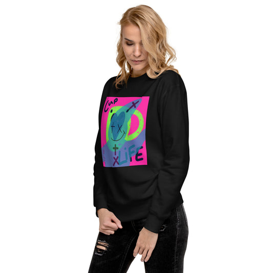 Pope Of Love Unisex Premium Sweatshirt - Heavyweight Crewneck