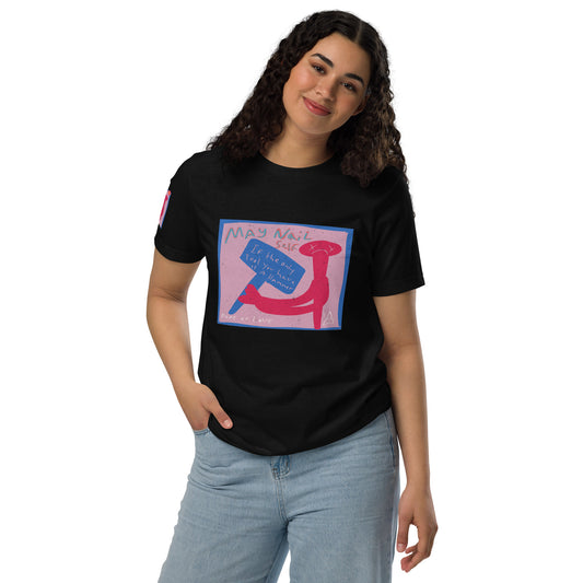 May Nail Self Unisex Eco T-Shirt - Pope Of Love Organic Cotton Tee