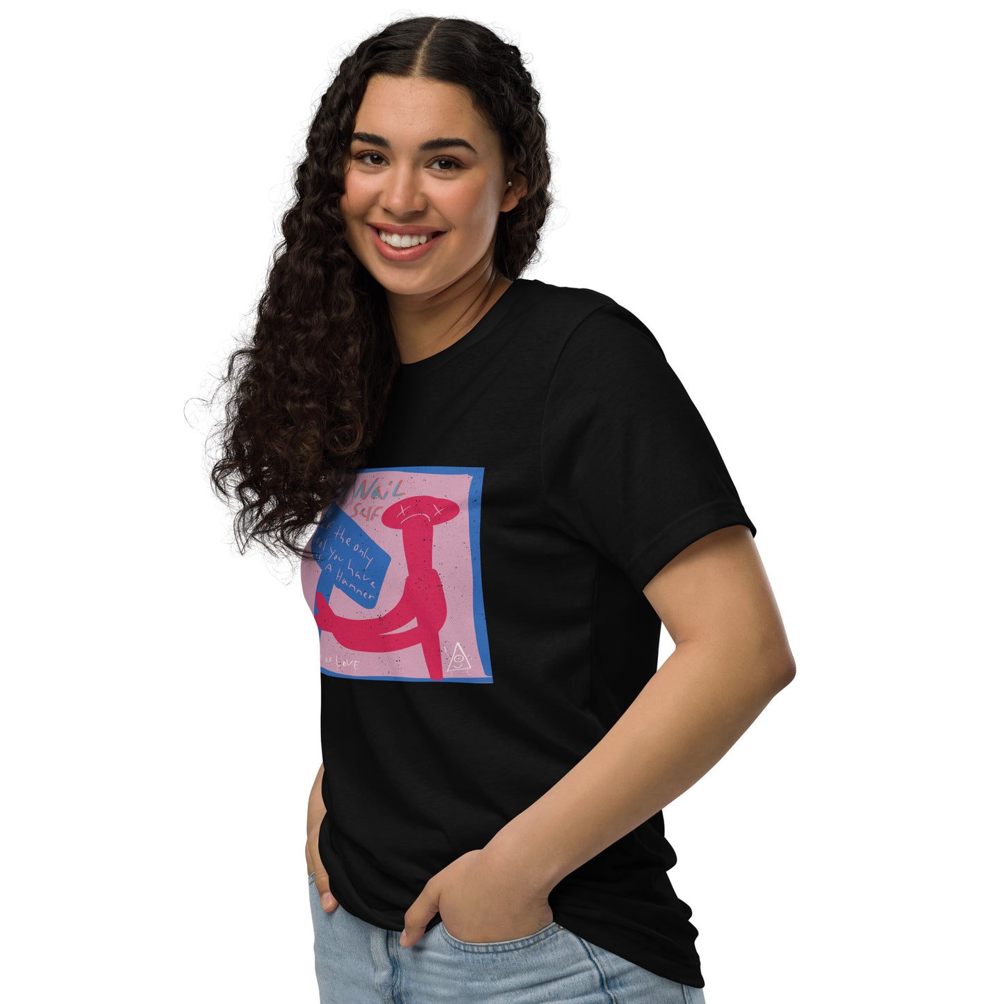 May Nail Self Unisex Eco T-Shirt - Pope Of Love Organic Cotton Tee