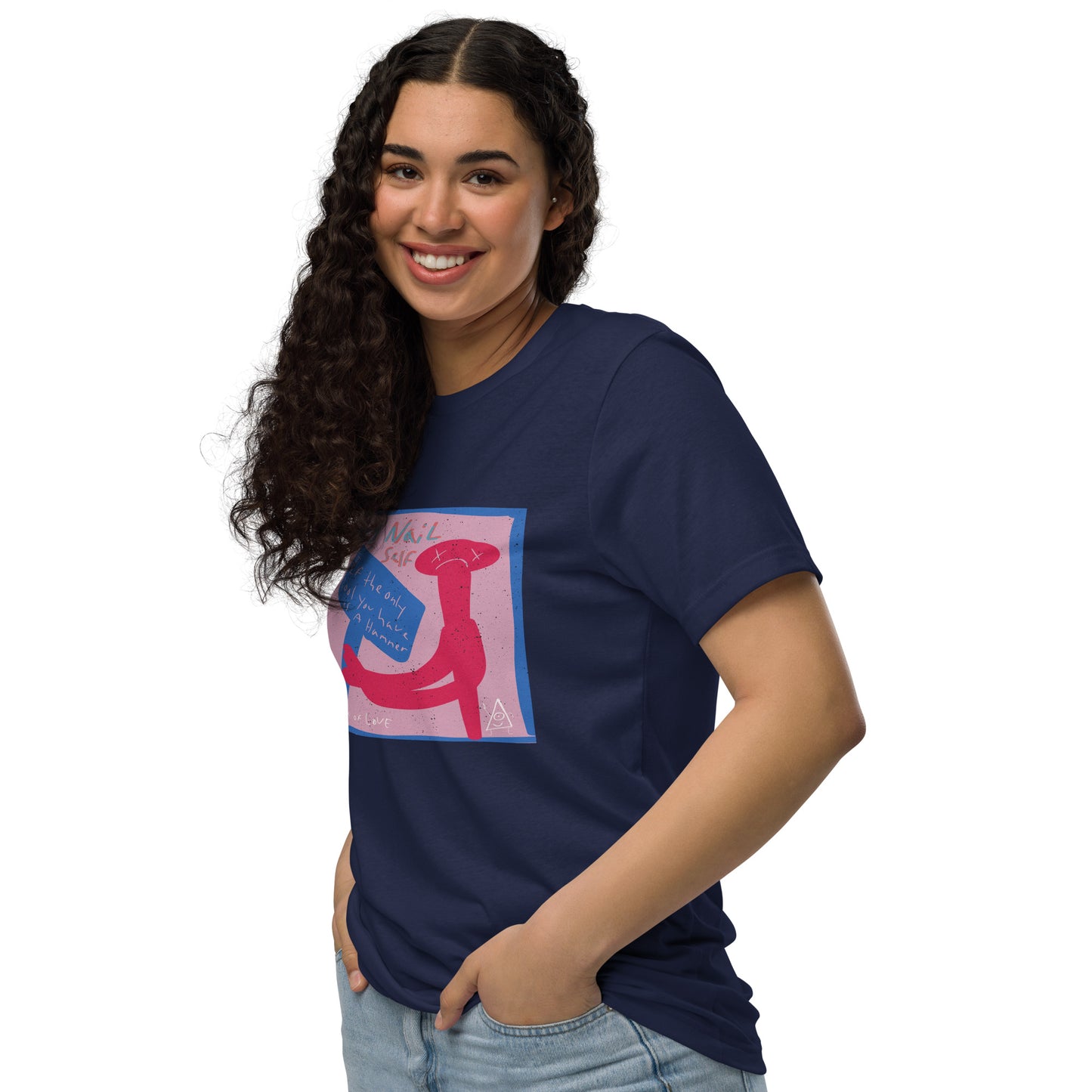 May Nail Self Unisex Eco T-Shirt - Pope Of Love Organic Cotton Tee
