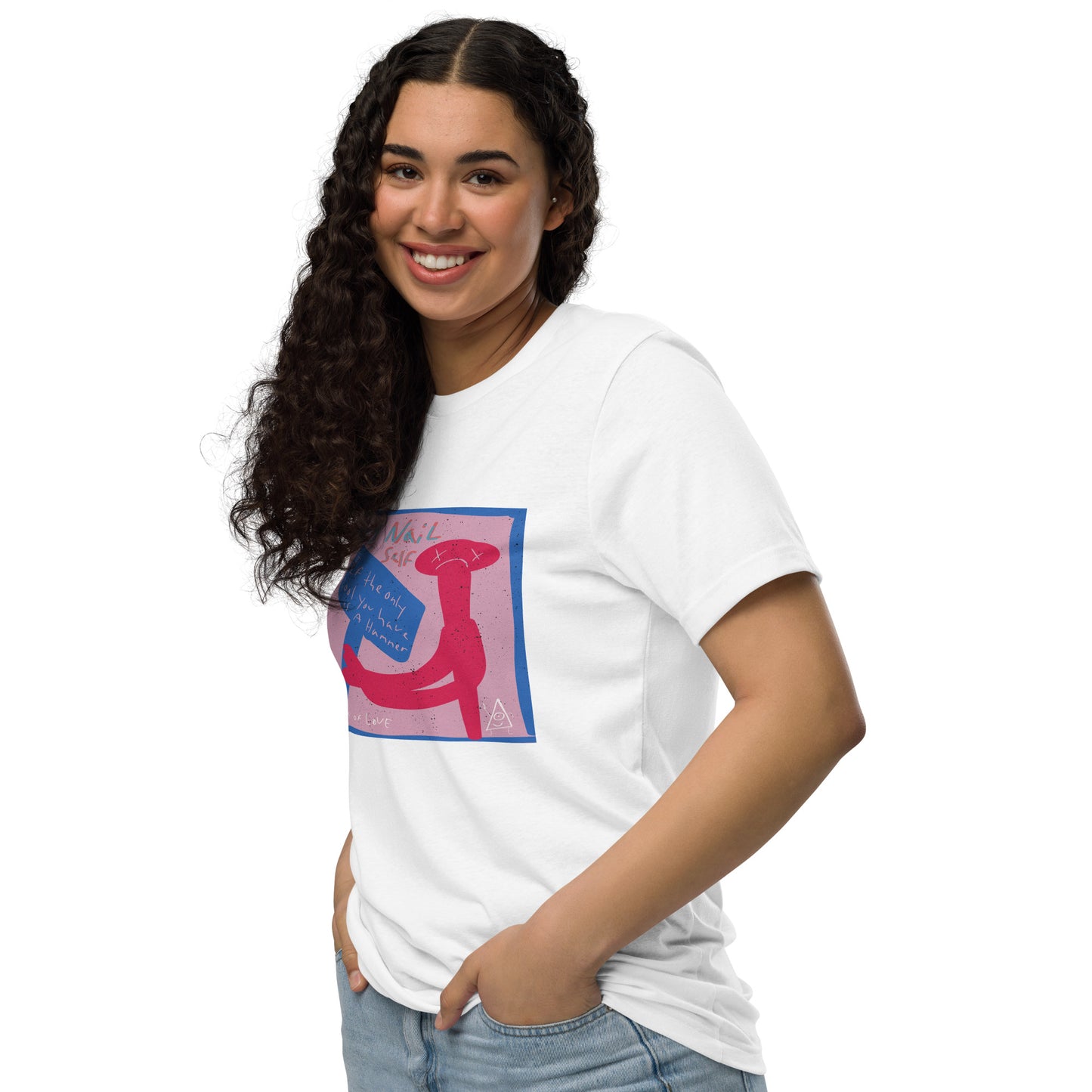 May Nail Self Unisex Eco T-Shirt - Pope Of Love Organic Cotton Tee