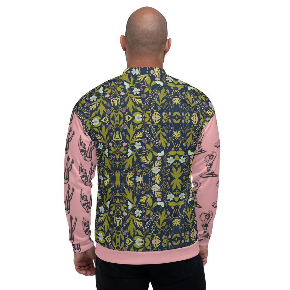 Girls & Nature Unisex Bomber Jacket - Pope Of Love Empowerment Jacket