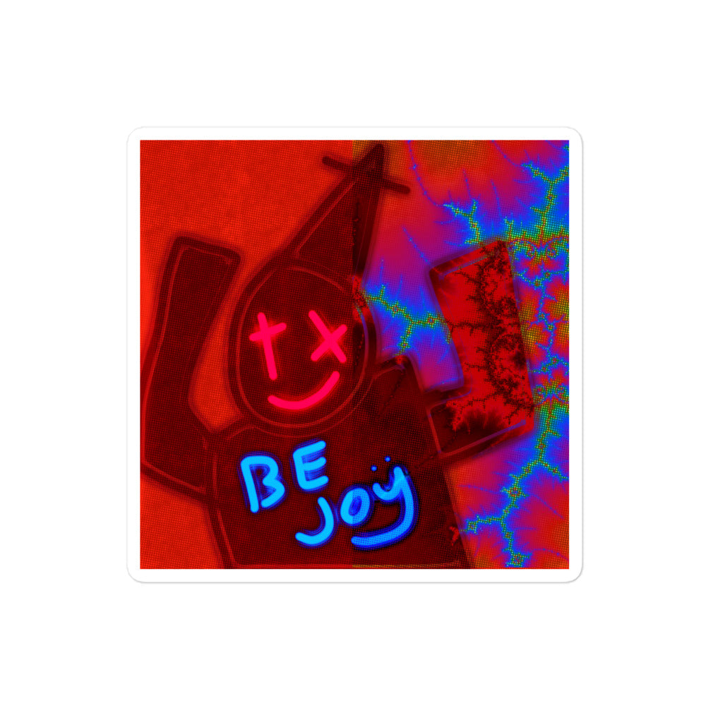 Be Joy Bubble-Free Stickers - Pope Of Love Inspirational Vinyl Decals
