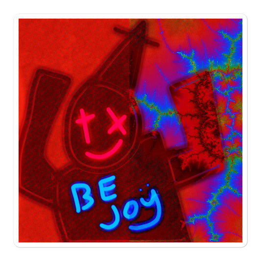 Be Joy Bubble-Free Stickers - Pope Of Love Inspirational Vinyl Decals
