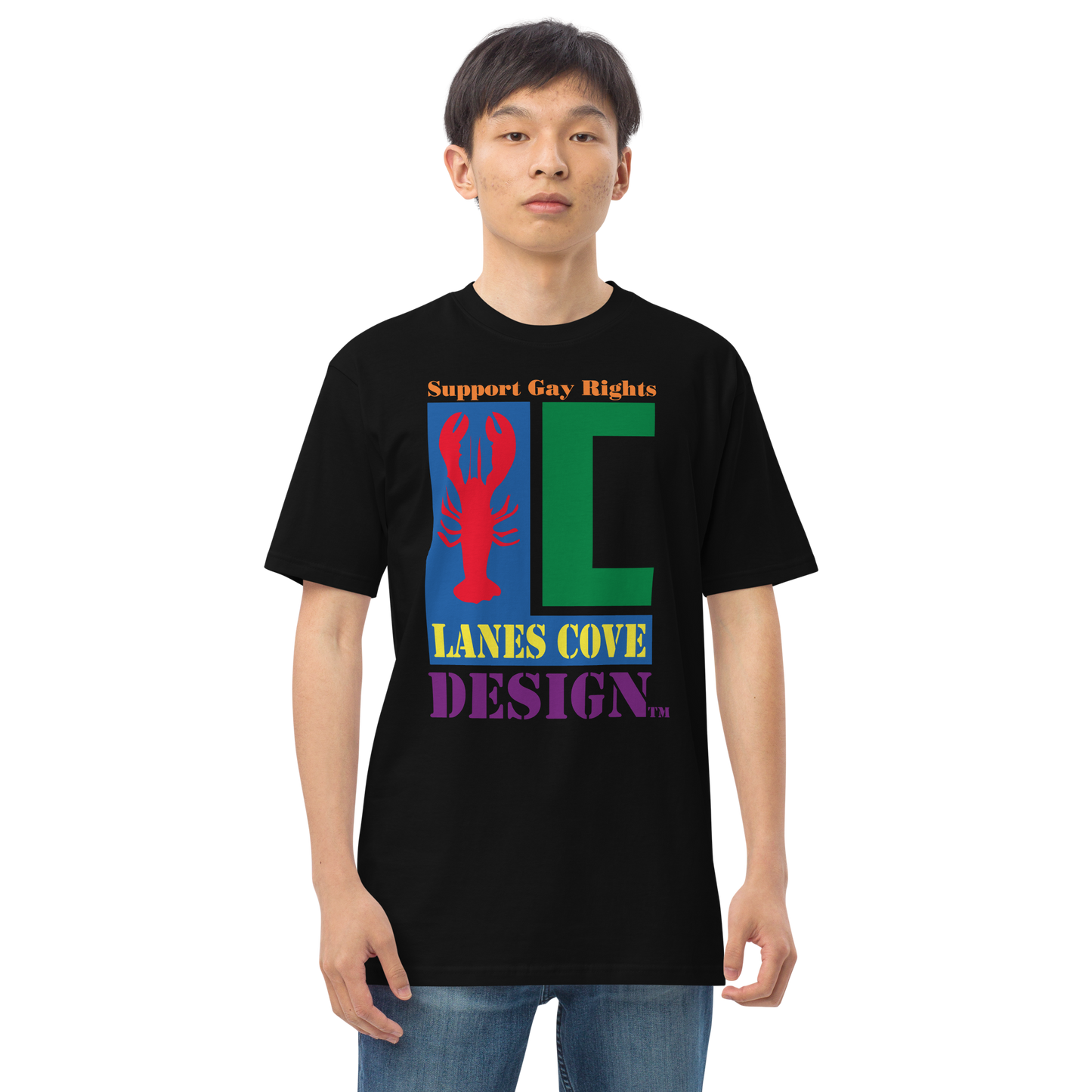 Support Gay Rights Premium Heavyweight T-Shirt - Pride Apparel