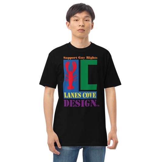 Support Gay Rights Premium Heavyweight T-Shirt - Pride Apparel