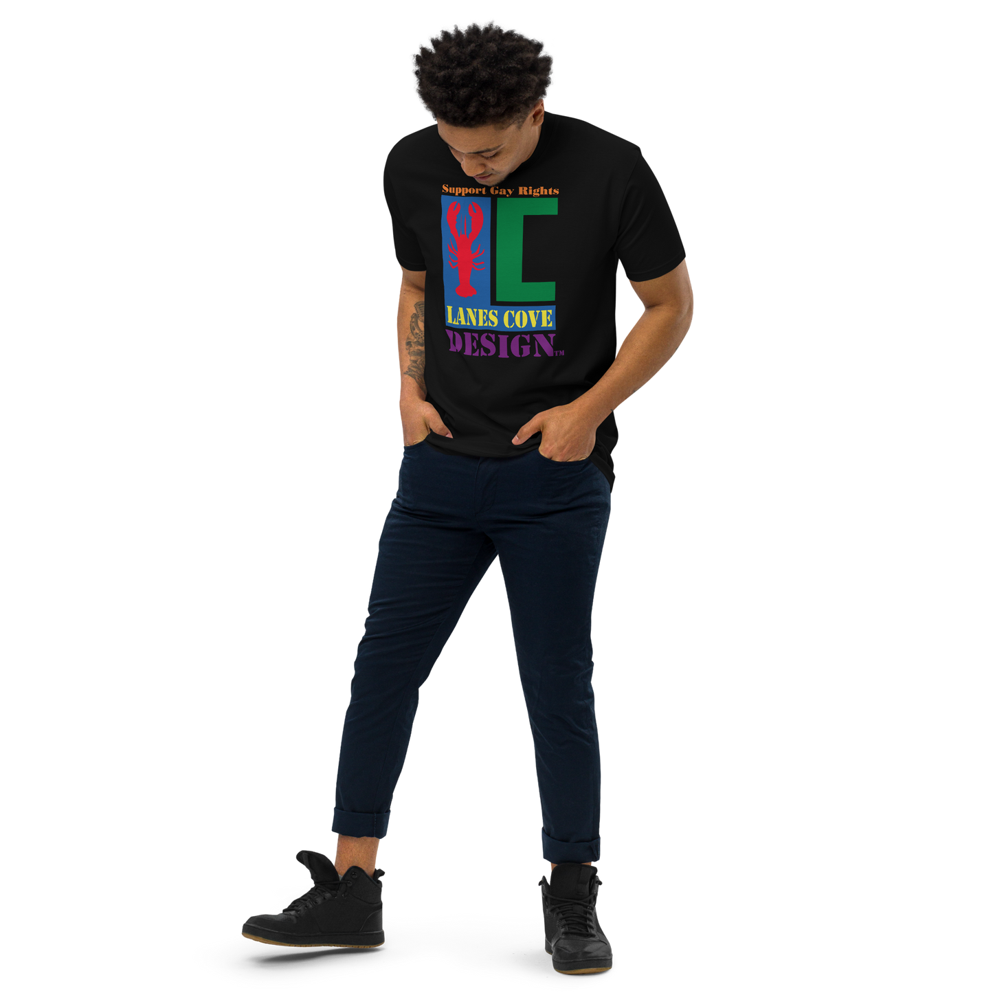 Support Gay Rights Premium Heavyweight T-Shirt - Pride Apparel