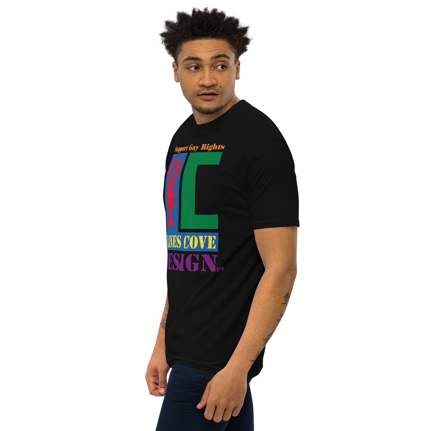 Support Gay Rights Premium Heavyweight T-Shirt - Pride Apparel