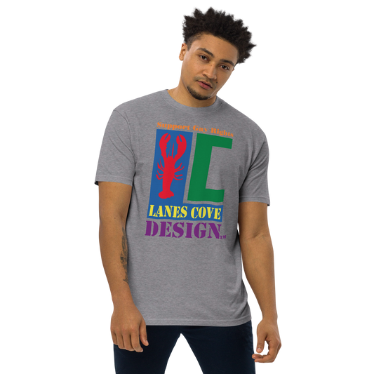 Support Gay Rights Premium Heavyweight T-Shirt - Pride Apparel
