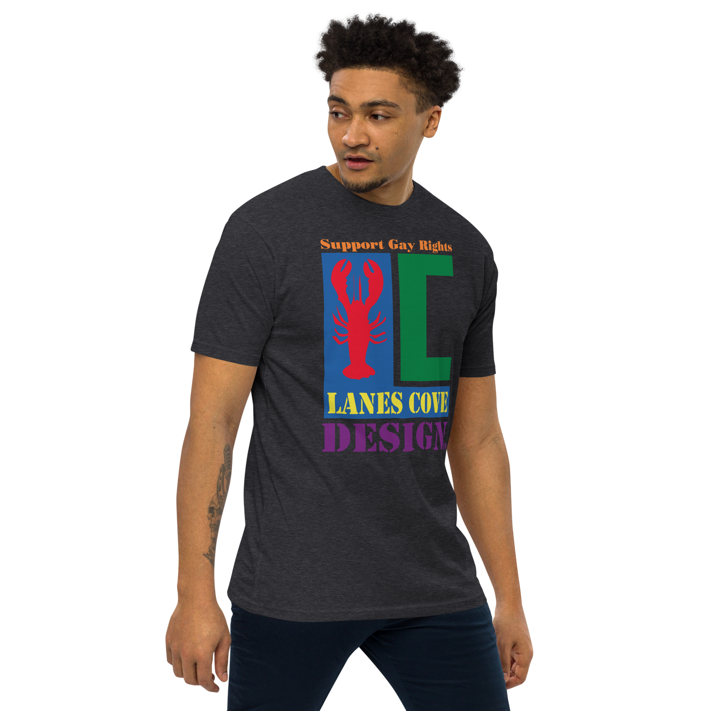 Support Gay Rights Premium Heavyweight T-Shirt - Pride Apparel