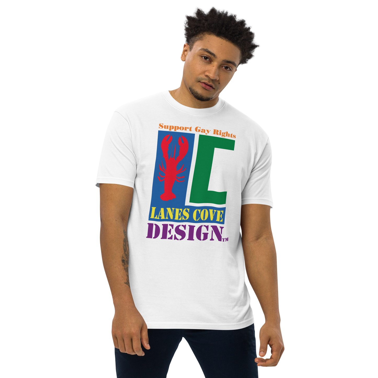 Support Gay Rights Premium Heavyweight T-Shirt - Pride Apparel