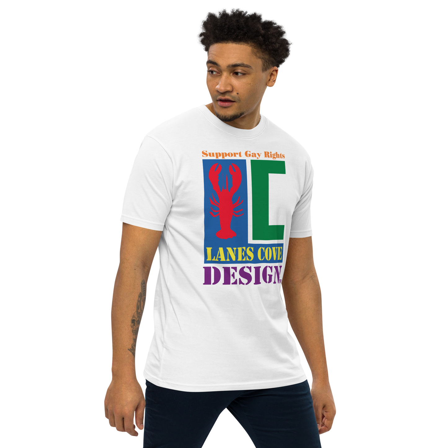 Support Gay Rights Premium Heavyweight T-Shirt - Pride Apparel