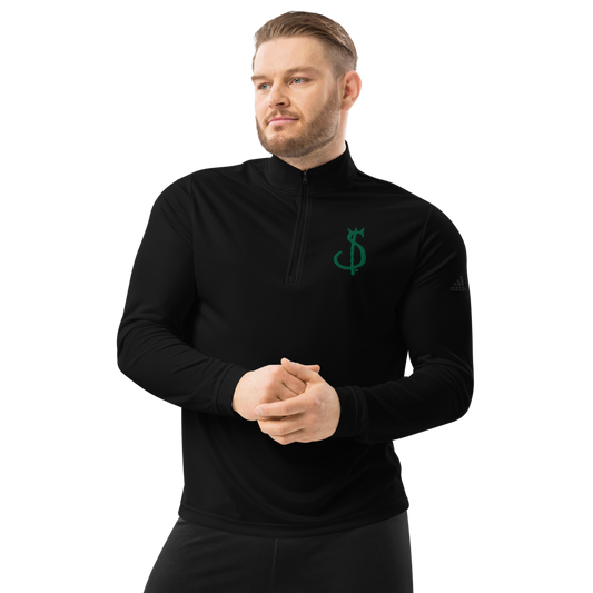 $in Embroidered Quarter Zip Pullover - Pope Of Love Money Commentary