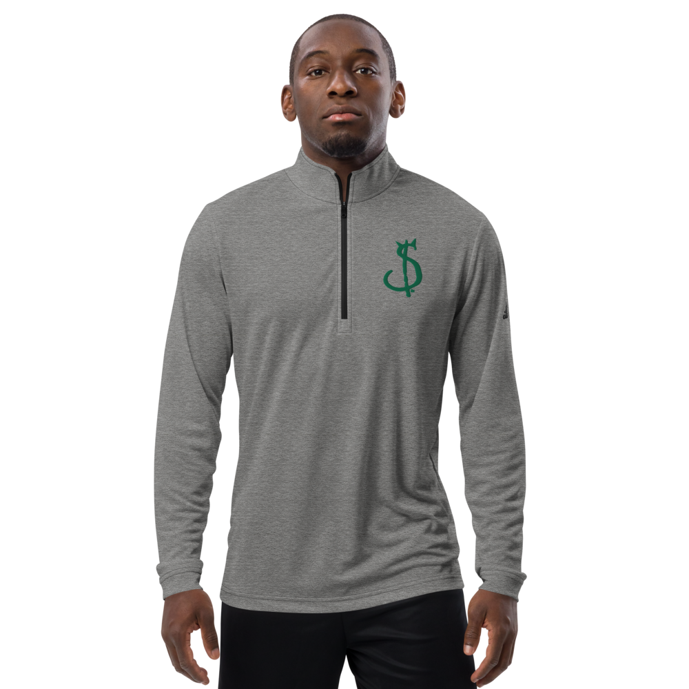 $in Embroidered Quarter Zip Pullover - Pope Of Love Money Commentary