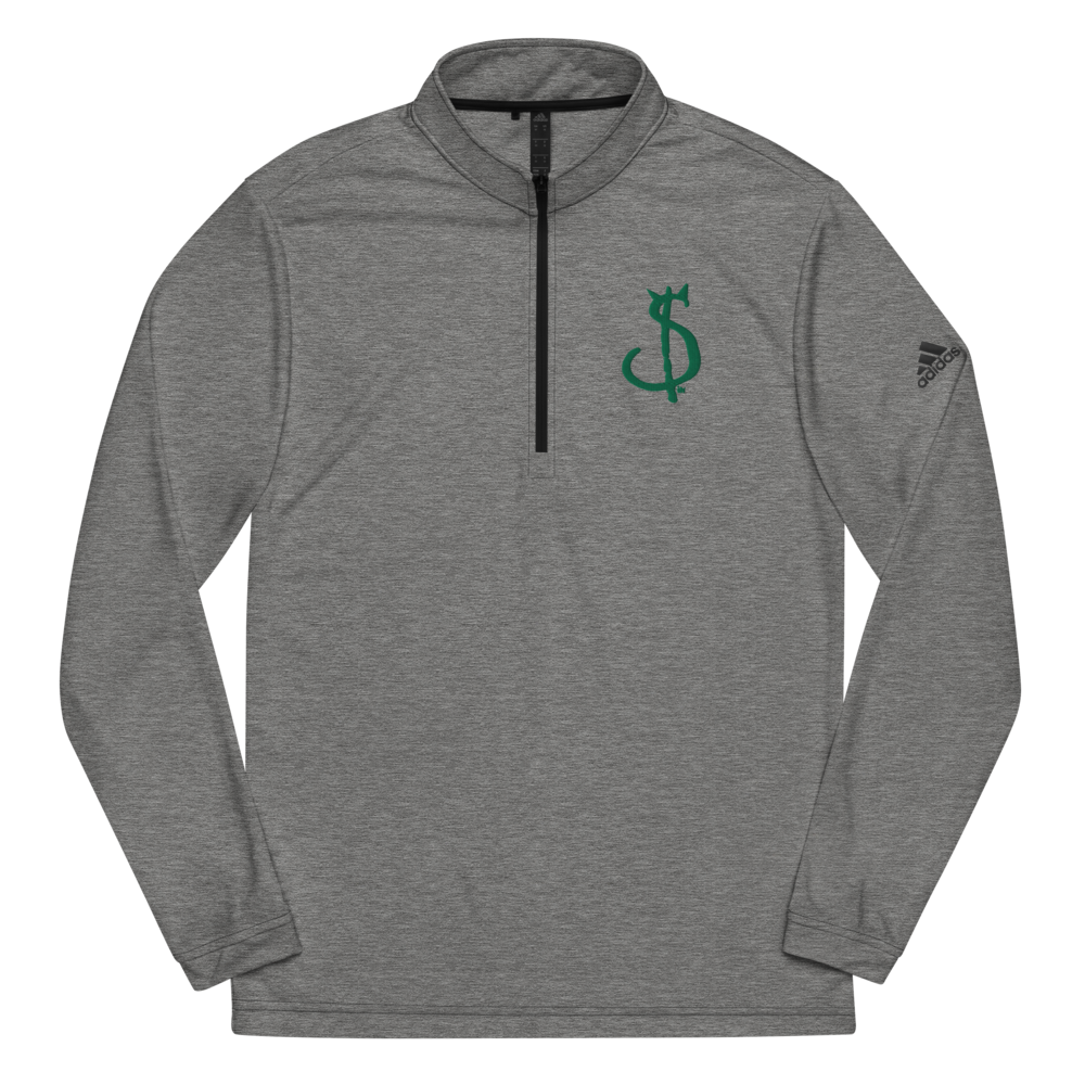 $in Embroidered Quarter Zip Pullover - Pope Of Love Money Commentary