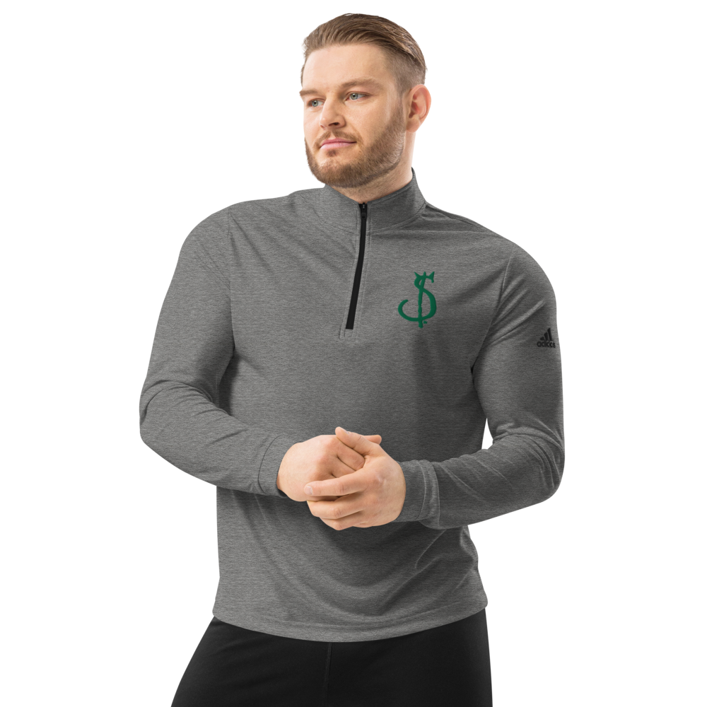 $in Embroidered Quarter Zip Pullover - Pope Of Love Money Commentary