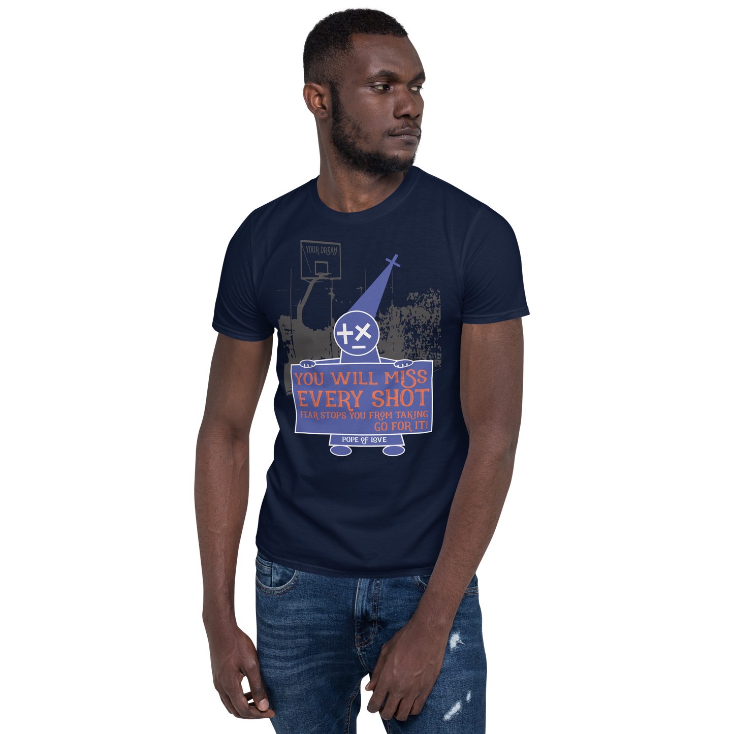 Take Your Shot Short-Sleeve T-Shirt - Pope Of Love Unisex Inspirational Tee