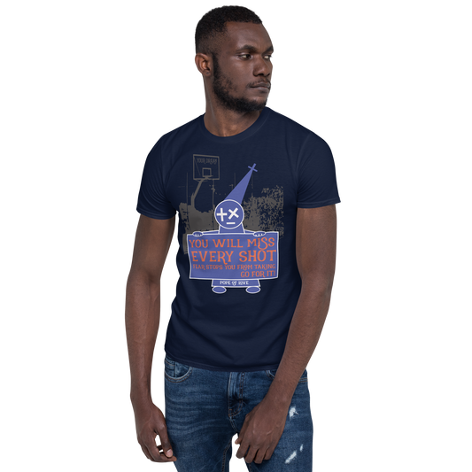 Take Your Shot Short-Sleeve T-Shirt - Pope Of Love Unisex Inspirational Tee