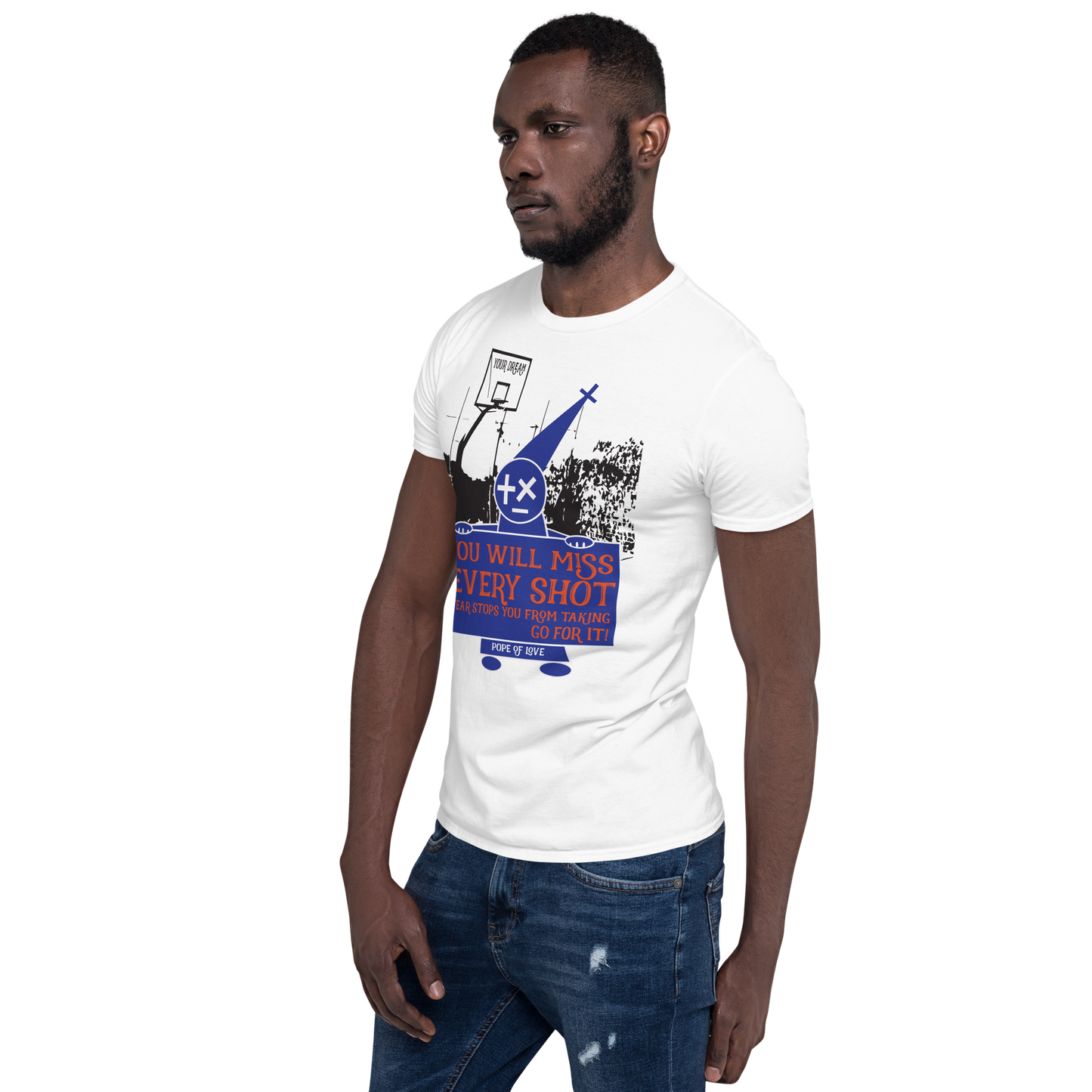 Take Your Shot Short-Sleeve T-Shirt - Pope Of Love Unisex Inspirational Tee