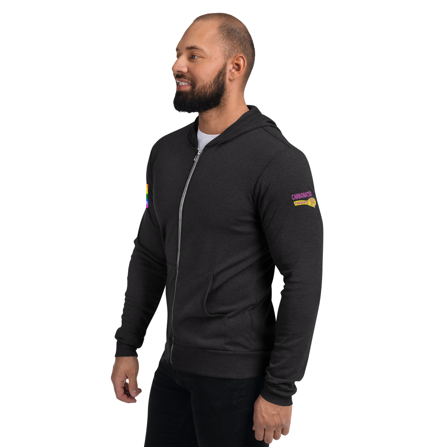 Pride Pope Of Love Unisex Zip Hoodie - LGBTQ+ Support Jacket