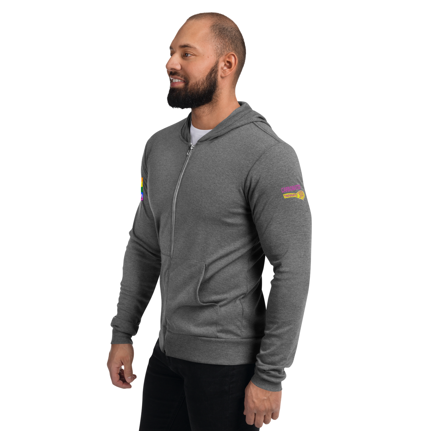 Pride Pope Of Love Unisex Zip Hoodie - LGBTQ+ Support Jacket