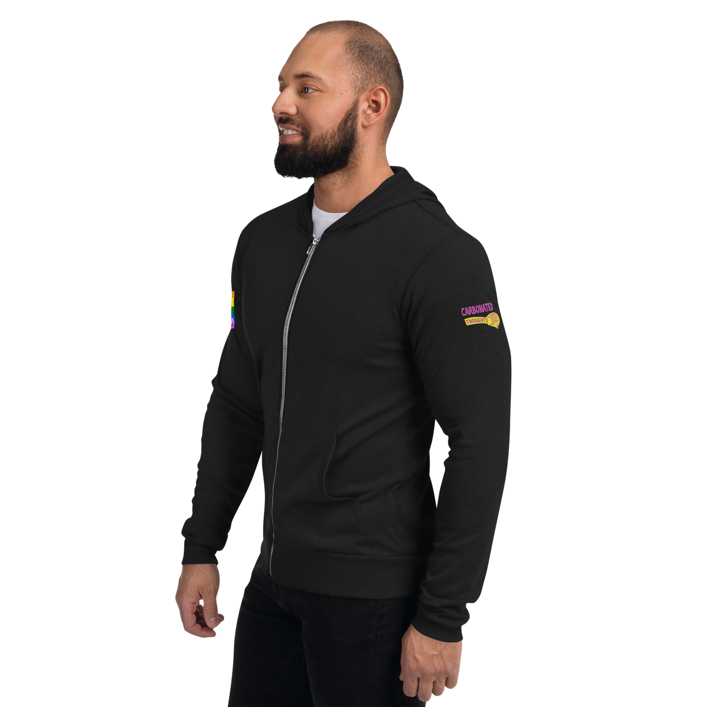 Pride Pope Of Love Unisex Zip Hoodie - LGBTQ+ Support Jacket