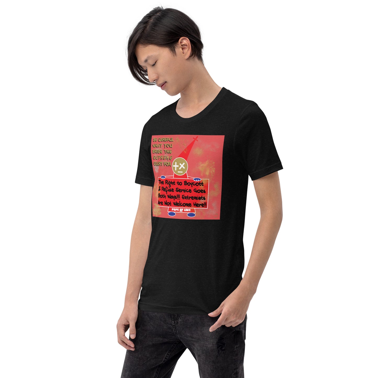 No MAGA Unisex T-Shirt - Pope Of Love Resistance Tee
