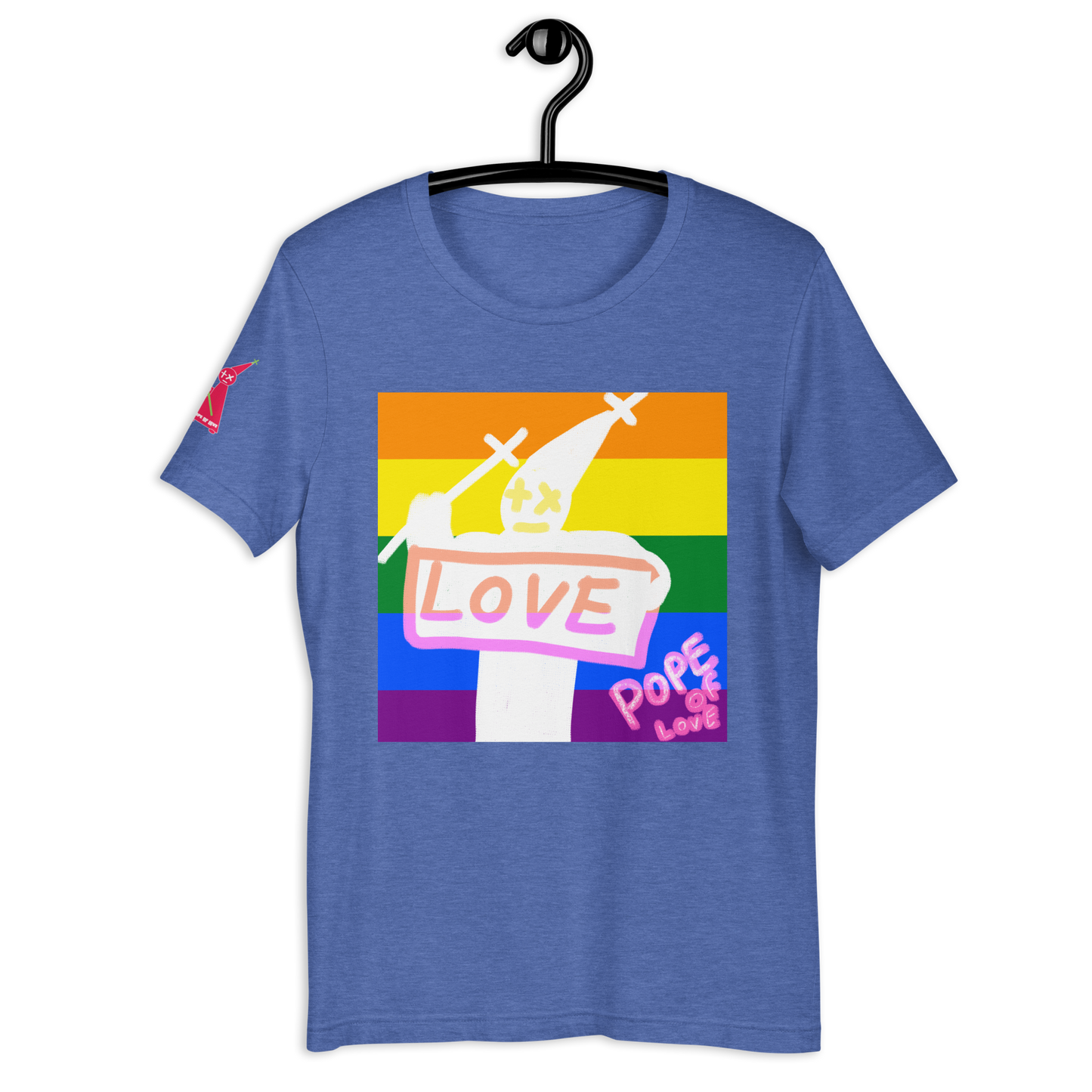 Pride Unisex T-Shirt - Pope Of Love LGBTQ+ Support Tee