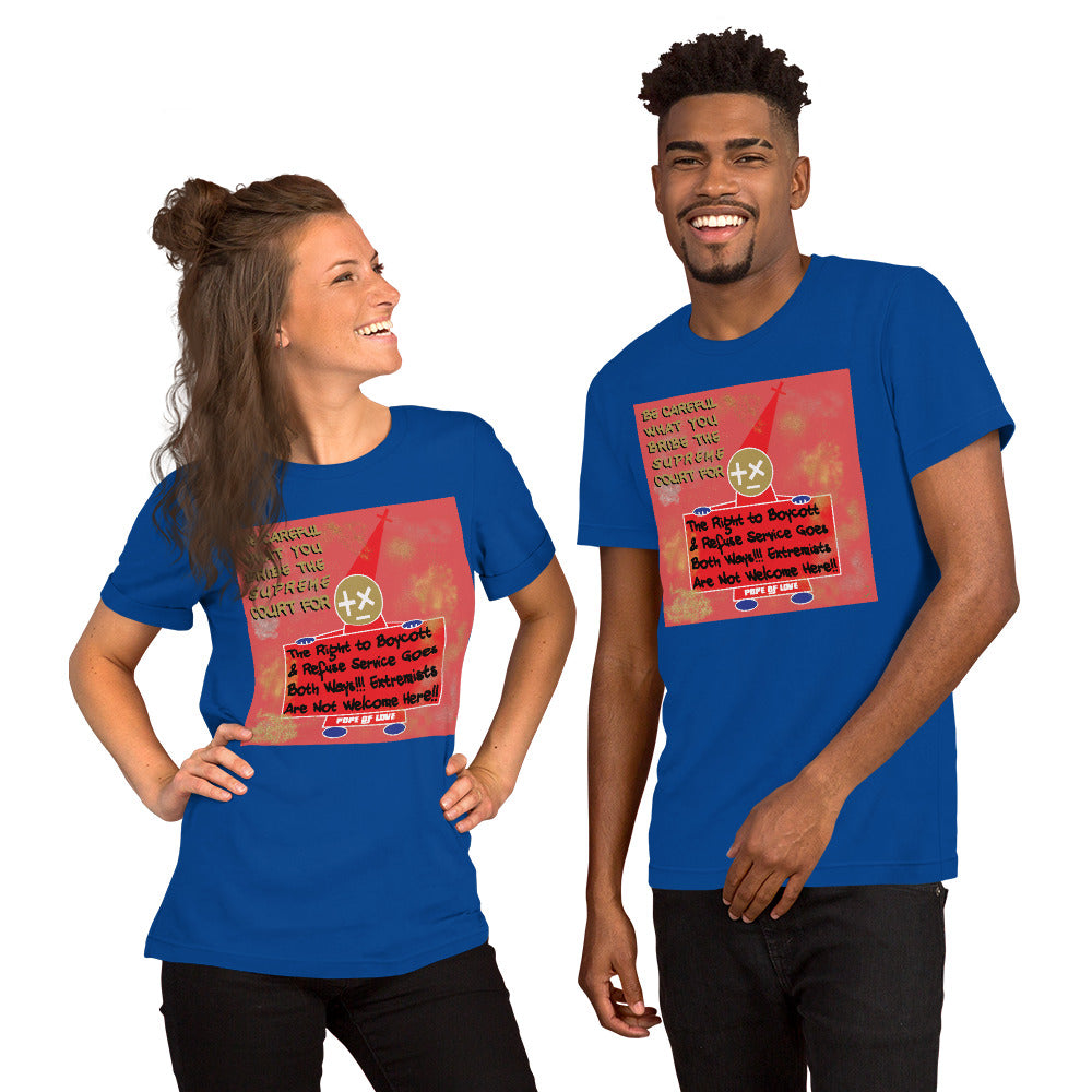 No MAGA Unisex T-Shirt - Pope Of Love Resistance Tee