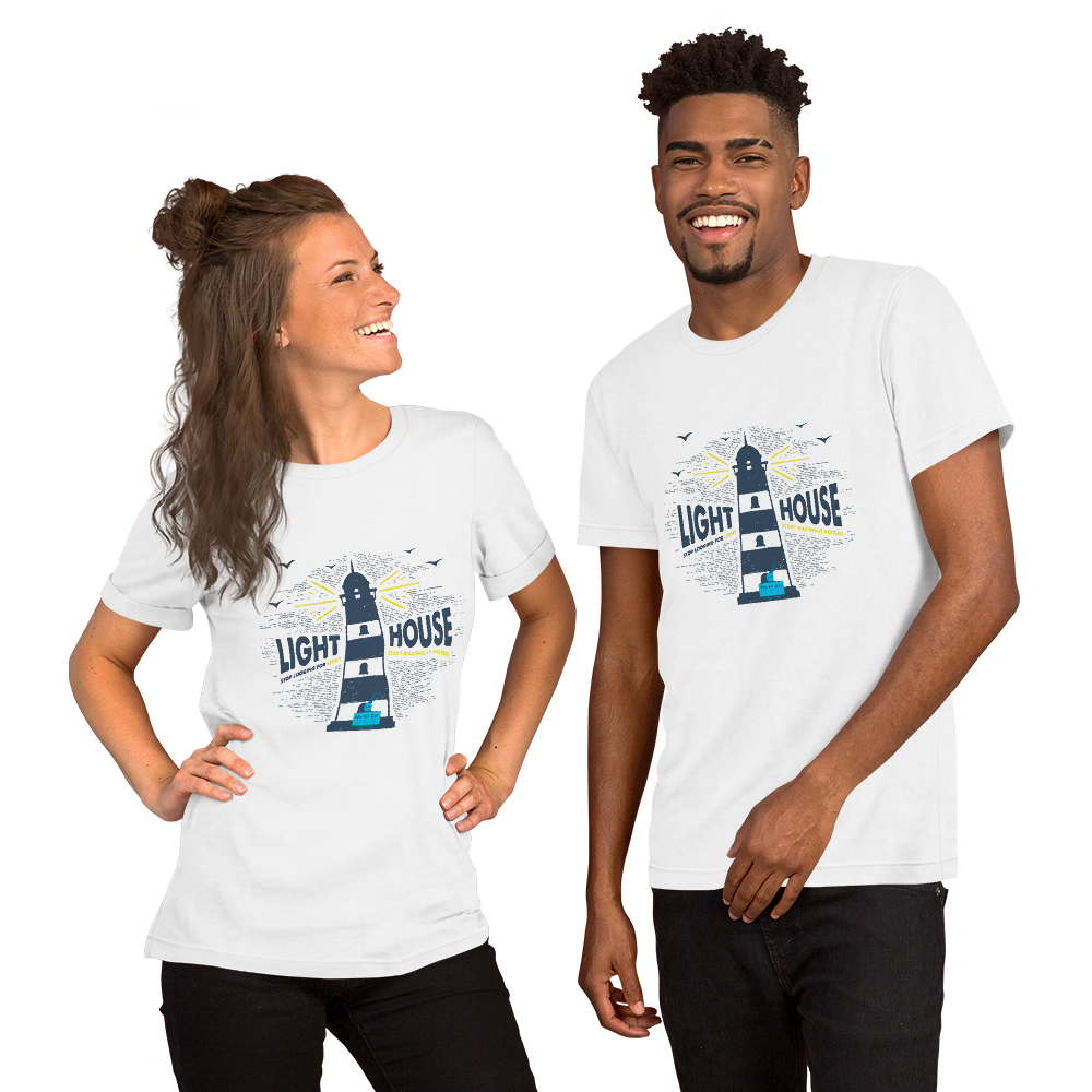Be the Light to Fun Unisex T-Shirt - Pope Of Love Inspirational Tee
